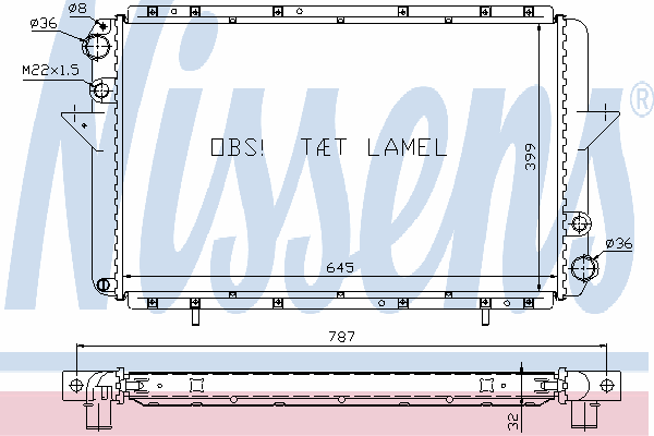 Радиатор, охлаждение двигателя
