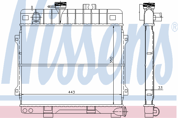 Радиатор, охлаждение двигателя