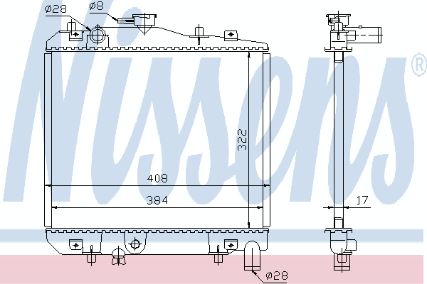 Радиатор, охлаждение двигателя
