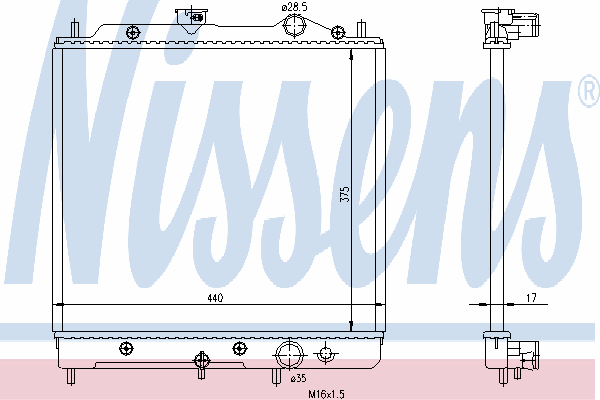 Радиатор, охлаждение двигателя