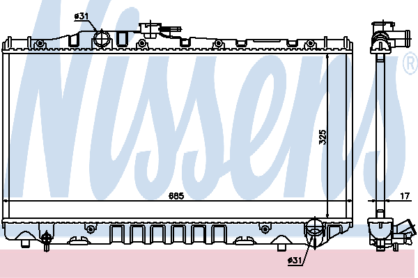 Радиатор, охлаждение двигателя