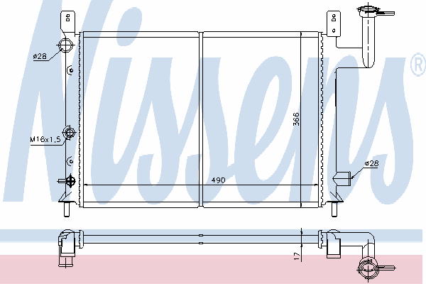 Радиатор, охлаждение двигателя