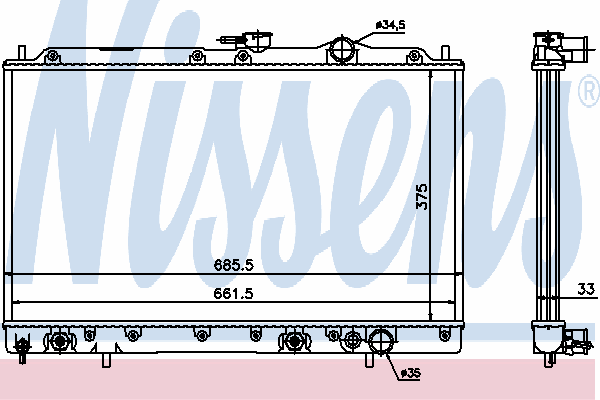 Радиатор, охлаждение двигателя