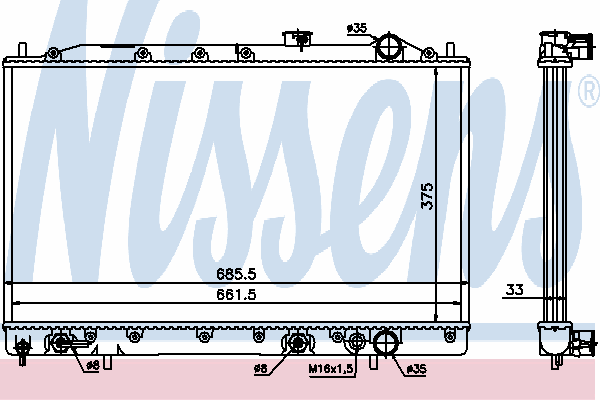 Радиатор, охлаждение двигателя
