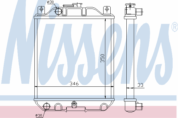 Радиатор, охлаждение двигателя