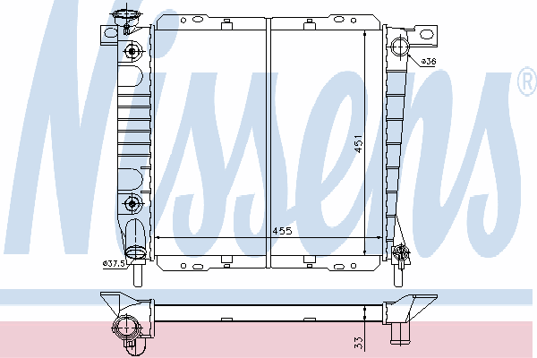 Радиатор, охлаждение двигателя