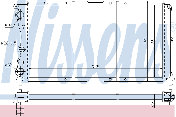 Радиатор, охлаждение двигателя
