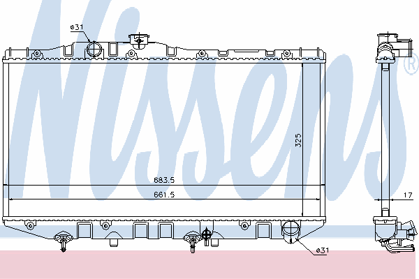Радиатор, охлаждение двигателя