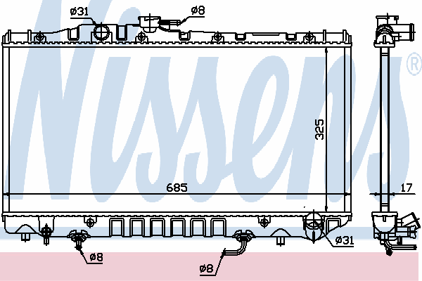 Радиатор, охлаждение двигателя
