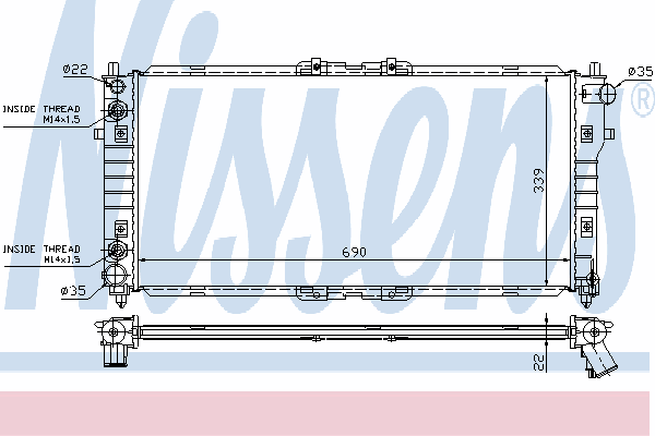 Радиатор, охлаждение двигателя