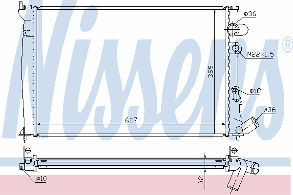 Радиатор, охлаждение двигателя