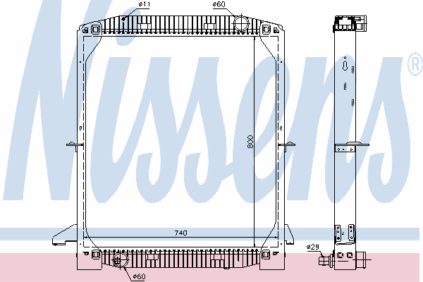 Радиатор, охлаждение двигателя