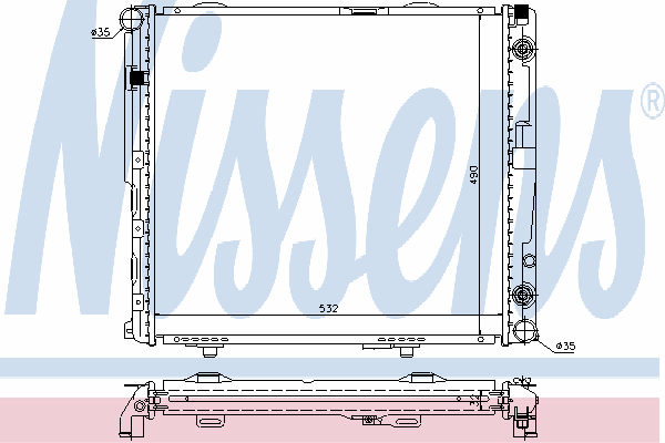 Радиатор, охлаждение двигателя