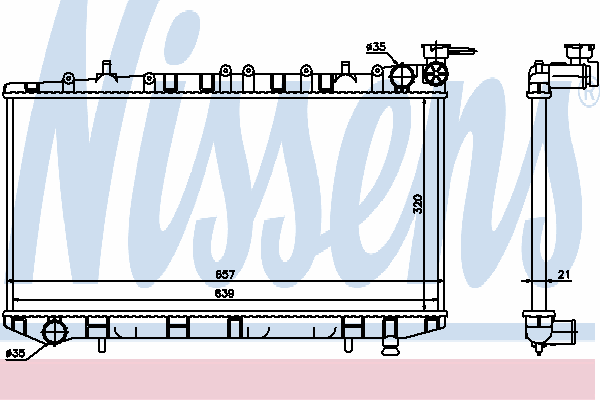 Радиатор, охлаждение двигателя