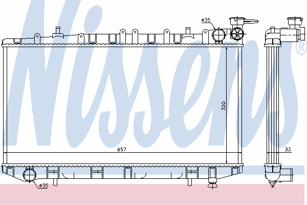 Радиатор, охлаждение двигателя