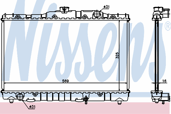 Радиатор, охлаждение двигателя