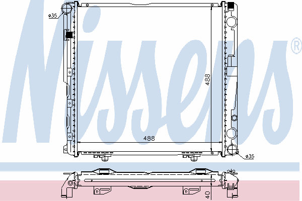 Радиатор, охлаждение двигателя