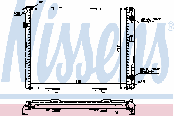 Радиатор, охлаждение двигателя