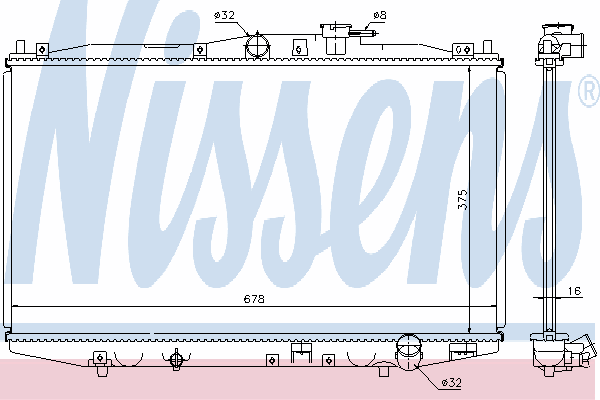 Радиатор, охлаждение двигателя
