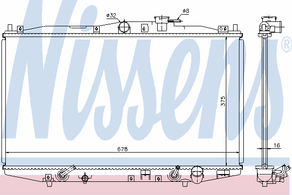 Радиатор, охлаждение двигателя