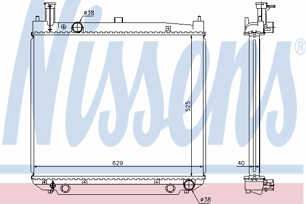 Радиатор, охлаждение двигателя