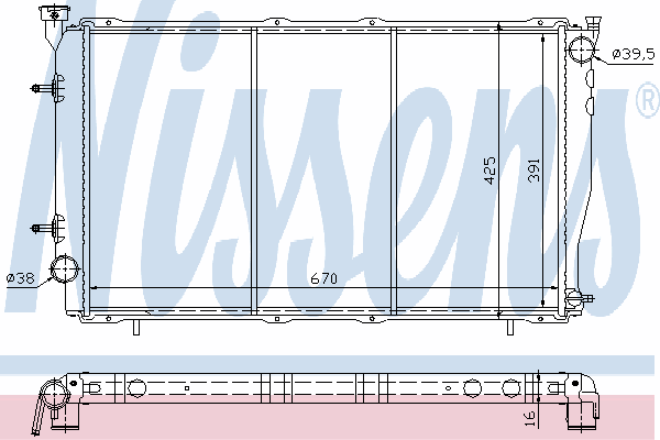 Радиатор, охлаждение двигателя