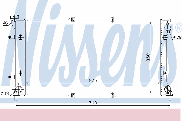 Радиатор, охлаждение двигателя