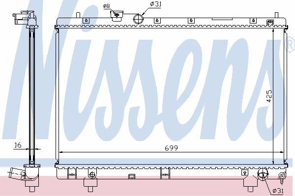 Радиатор, охлаждение двигателя