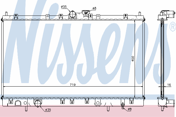 Радиатор, охлаждение двигателя