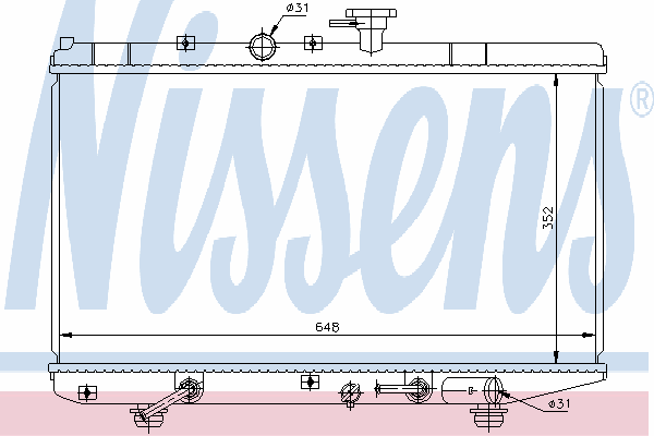 Радіатор, система охолодження двигуна