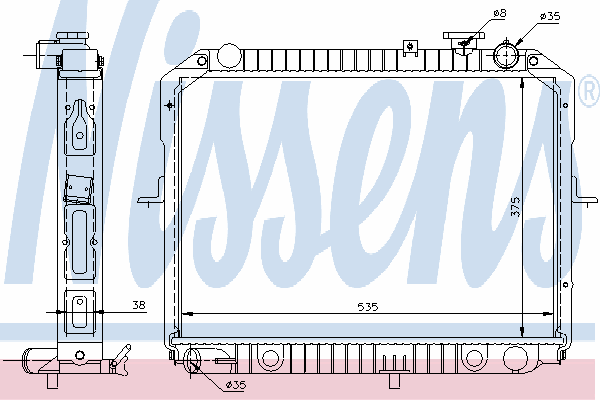 Радиатор, охлаждение двигателя