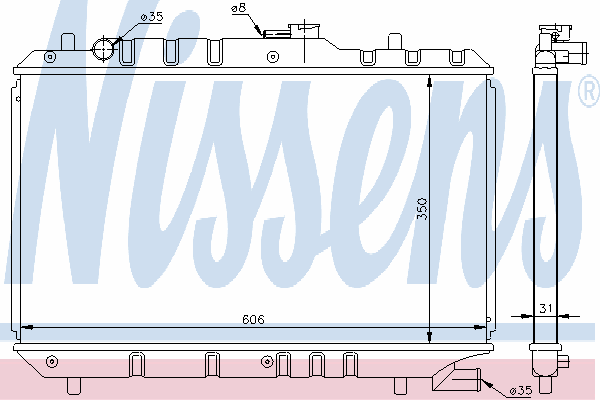 Радиатор, охлаждение двигателя