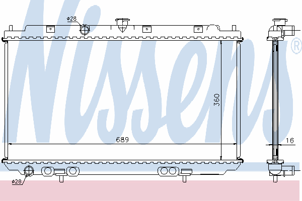 Радиатор, охлаждение двигателя
