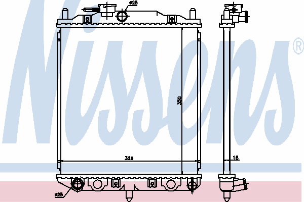 Радиатор, охлаждение двигателя