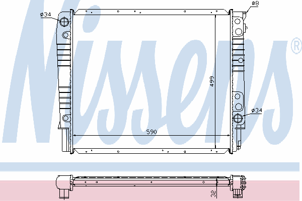 Радиатор, охлаждение двигателя