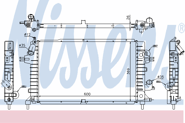 Радиатор, охлаждение двигателя