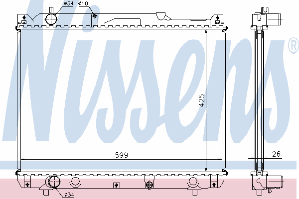 Радиатор, охлаждение двигателя