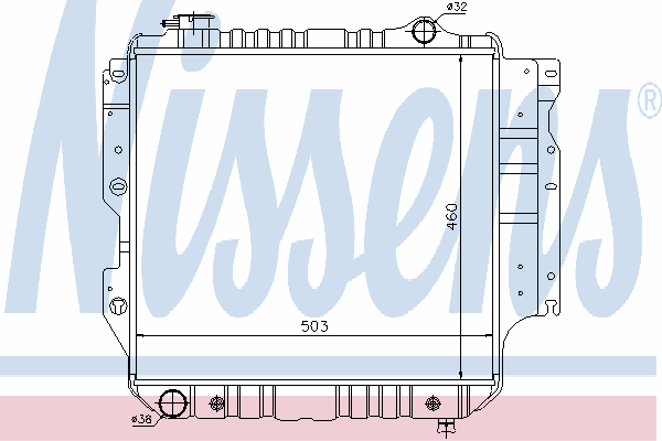 Радіатор, система охолодження двигуна