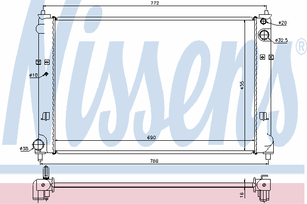 Радиатор, охлаждение двигателя