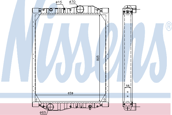 Радиатор, охлаждение двигателя