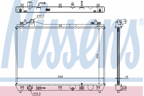 Радиатор, охлаждение двигателя
