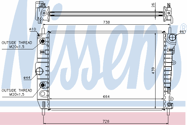 Радиатор, охлаждение двигателя
