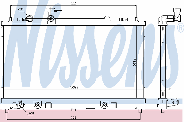 Радиатор, охлаждение двигателя