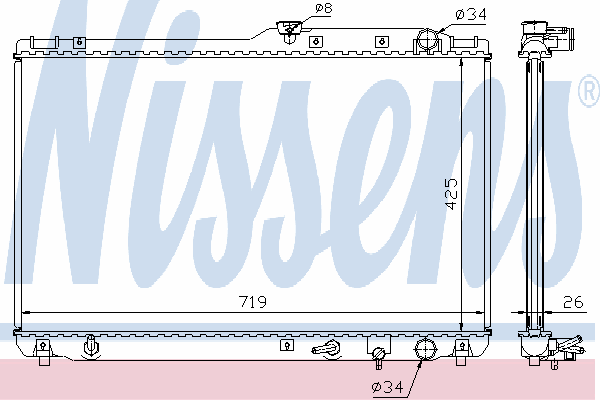 Радиатор, охлаждение двигателя