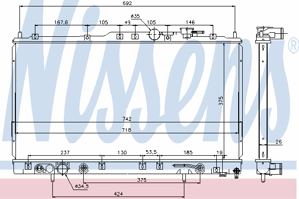 Радиатор, охлаждение двигателя