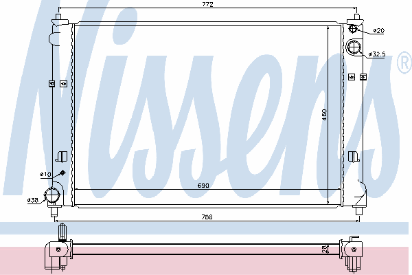 Радиатор, охлаждение двигателя