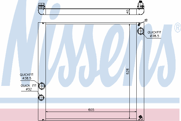 Радиатор, охлаждение двигателя