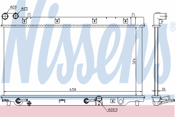 Радиатор, охлаждение двигателя