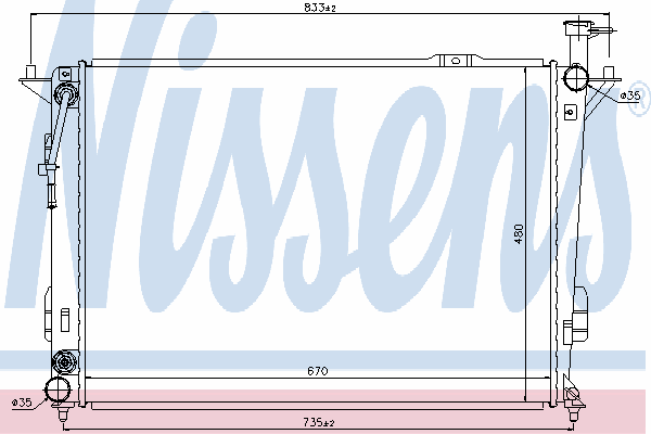 Радиатор, охлаждение двигателя