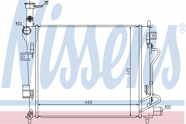 Радиатор, охлаждение двигателя